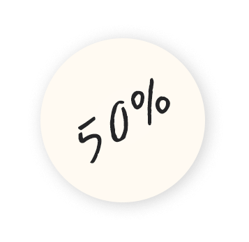 50%